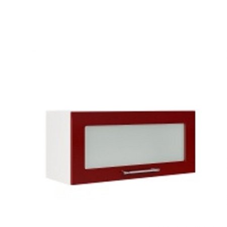 Шкаф верхний горизонтальный со стеклом ШВГС 800